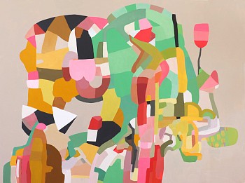 Work:&nbsp;Jen Wink Hays Growing Season, 2019 oil on canvas 60 x 80 inches / 61 x 81 inches framed JWH080