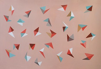 Work:&nbsp;Jen Wink Hays Percival, 2019 gouache on paper 39 x 60 inches JWH083