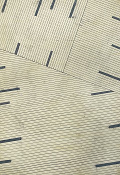 Doug Glovaski -&nbsp;Intersection #1, 2013 transfer with oil and wax on paper 40 x 26 inch paper / 24 x 16 1/2 inch image GIOV538