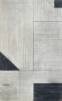 Doug Glovaski -&nbsp;Neighborhood #6, 2013 transfer with oil and wax on paper 40 x 26 inch paper / 26 x 16 inch image GIOV536