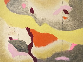 Vinna Begin (LA) -&nbsp;Untitled, 2021 oil on paper 5 3/4 x 8 1/4 inches BEG012