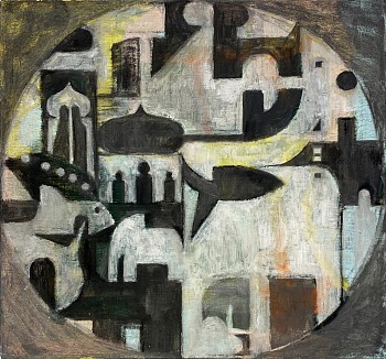 Work: Gnosis, 2012 oil on linen 14 x 15 inches KAO019