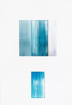 Agnes Barley -&nbsp;Constructed Strokes, 2021 acrylic on paper 44 x 30 inches BARL788