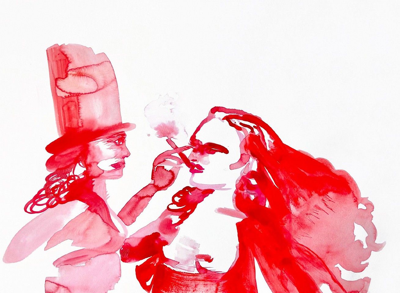 Suzy Spence (LA)
Red Cigarette, 2021
SPENC295
flashe on paper, 22 x 30 inches