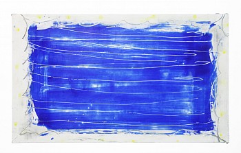 Don Maynard -&nbsp;Sky, Wind, Clouds, 2021 encaustic on paper MAY404