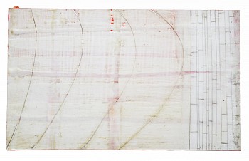Don Maynard -&nbsp;Wind Through Bamboo, 2016 encaustic 20 x 26 inches paper / 10 x 16 inches image MAY372
