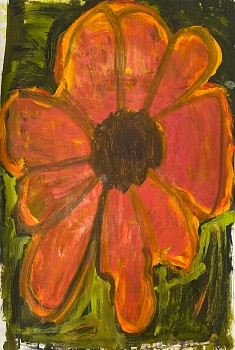 Kathryn Lynch (LA) -&nbsp;Wildflower, 2020 oil on paper 36 x 24 inches lyn878