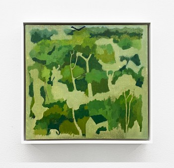 Work: James Kao Canopy II, 2016 oil on linen over panel 14 x 15 inches / 15 x 16 inch frame KAO022