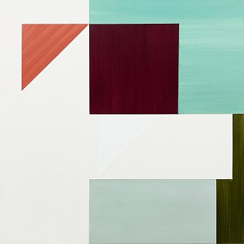 Agnes Barley -&nbsp;Untitled, 2011 acrylic on panel 30 x 30 inches BARL817