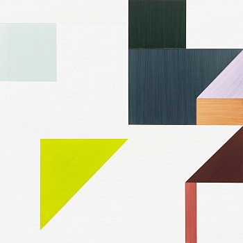 Agnes Barley -&nbsp;Untitled, 2011 acrylic on panel 30 x 30 inches BARL821