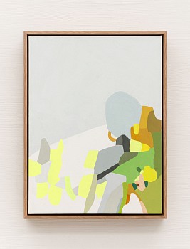 Work:&nbsp;Focus Groups, 2021 oil on canvas 24 x 18 inches JWH122