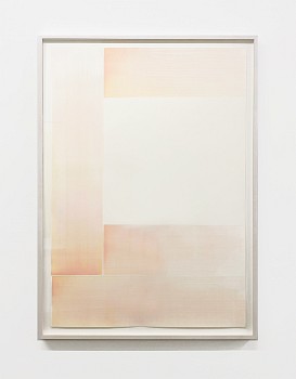 Work: Agnes Barley Constructed Strokes, 2021 acrylic on paper 44 x 30 inches BARL860
