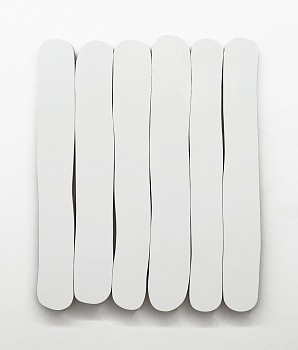 Work:&nbsp;Andrew Zimmerman Cloud White, 2022 Automotive paint on wood 50 x 40 x 2 inches ZIM991