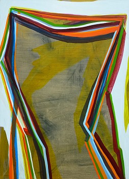 Work:&nbsp;Rosanna Bruno Winding Torso, 2022 oil on linen 50 x 36 inches BRUN017