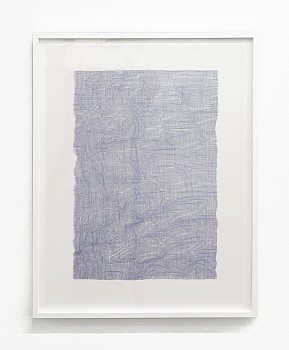 Work:&nbsp;Making Waves, 2022 ink on paper 30 x 22 1/2 inches / 33 x 25 1/2 inches framed SCHAE128