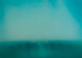 Michael Abrams (LA) -&nbsp;Estuary Study, 2022 oil on paper 29 x 42 inches ABR435