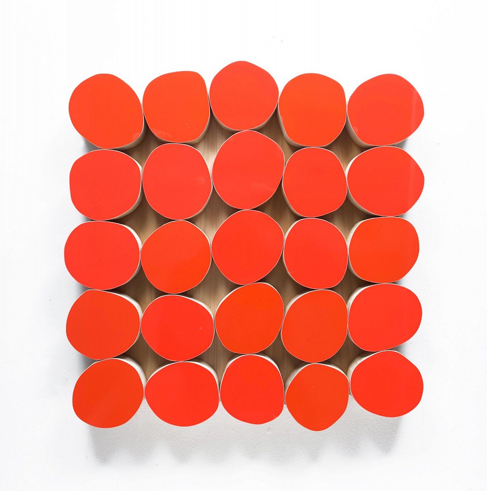 Andrew Zimmerman
Orange Peel, 2022
ZIM1005
Automotive paint on wood, 19 x 18 x 2 1/2 inches