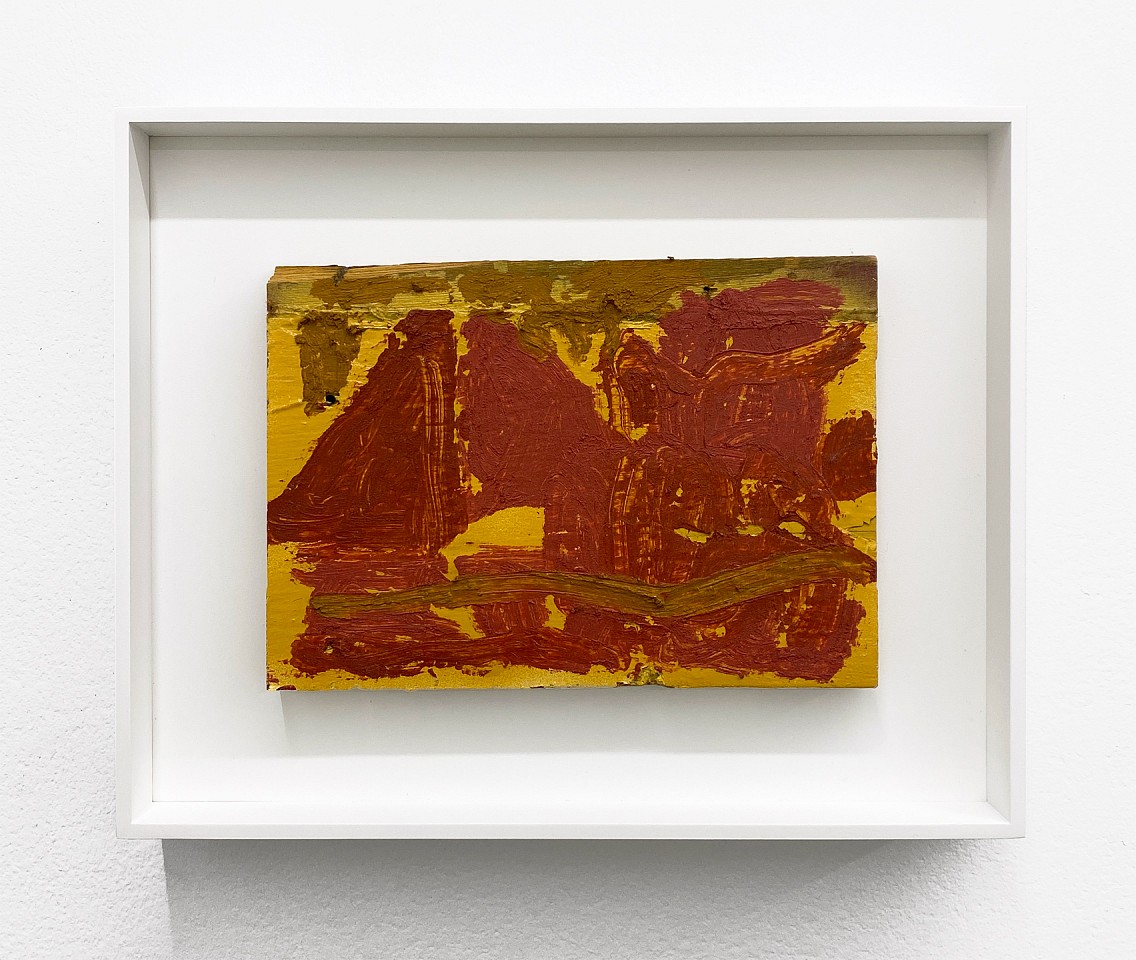 Sean Noonan (LA)
Sanguine's, 2019
noon006
oil on found wood, 11 1/4 x 14 inches framed