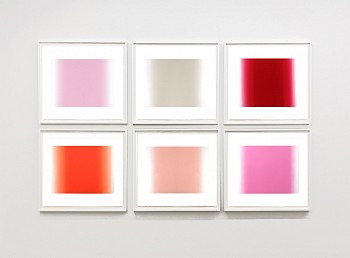 Betty Merken -&nbsp;Illumination Installation, 2022 monotype on rives bfk paper 31 1/2 x 33 1/4 inches framed each / 66 x 106 inch group