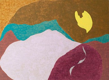 Work: Vinna Begin Untitled, 2023 acrylic on panel 12 x 16 inches BEG050