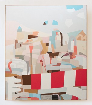 Work: Jen Wink Hays Tell Tale, 2022 oil on canvas 84 x 72 inches JWH146