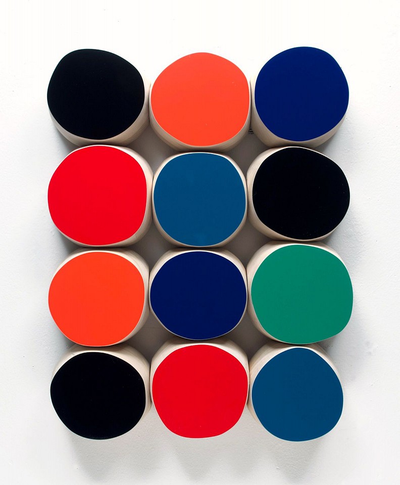 Andrew Zimmerman
Black, Orange, Blue, Red, Green, 2023
ZIM1061
Automotive paint on wood, 20 x 15 x 2 1/4 inches