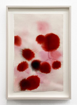 Work: Untitled, 2022 ink, watercolor and pencil on paper 16 x 10 inches / 19 x 13 inches framed SANCH984