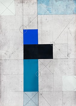 Doug Glovaski -&nbsp;Dream House, 2023 acrylic on paper 35 x 26 inches GIOV568