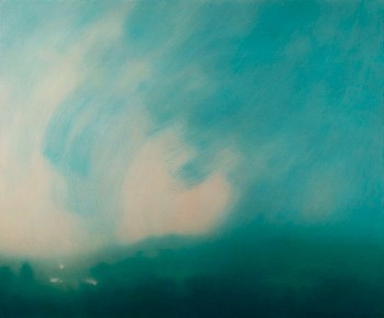 Work: Michael Abrams Marking Arcadia, 2023 oil on canvas 50 x 60 inches ABR439