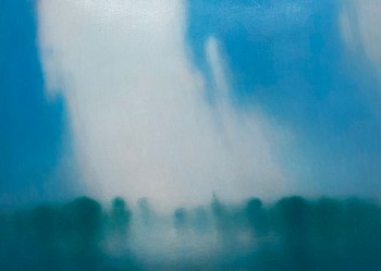 Work: Michael Abrams The World As Will, 2023 oil on canvas 53 x 74 inches ABR444