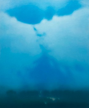 Work: Michael Abrams Acquiescent Earth, 2023 oil on panel 60 x 50 inches ABR443