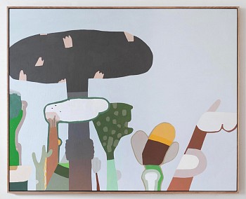 Work:&nbsp;Jen Wink Hays (LA) Commonplace, 2024 oil on canvas 48 x 60 inches / 49 1/2 x 61 1/2 inches framed JWH155