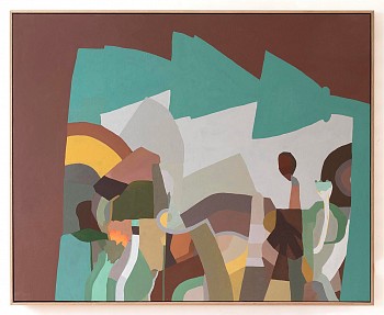 Jen Wink Hays -&nbsp;Happy Hunting, 2023 oil on canvas 48 x 60 inches JWH160