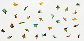Jen Wink Hays -&nbsp;Untitled 1, 2024 gouache on paper 56 x 110 inches JWH161