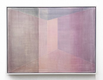 Work:&nbsp;Karin Schaefer Perennial (Accretion), 2024 oil on panel 31 1/4 x 41 1/2 inches framed SCHAE131