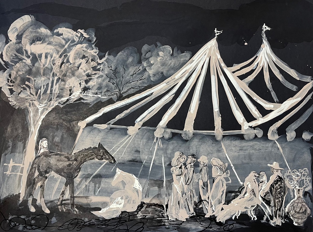 Suzy Spence
Carnival, 2023
SPENC348
flashe and acrylic ink on paper, 18 x 24 inches