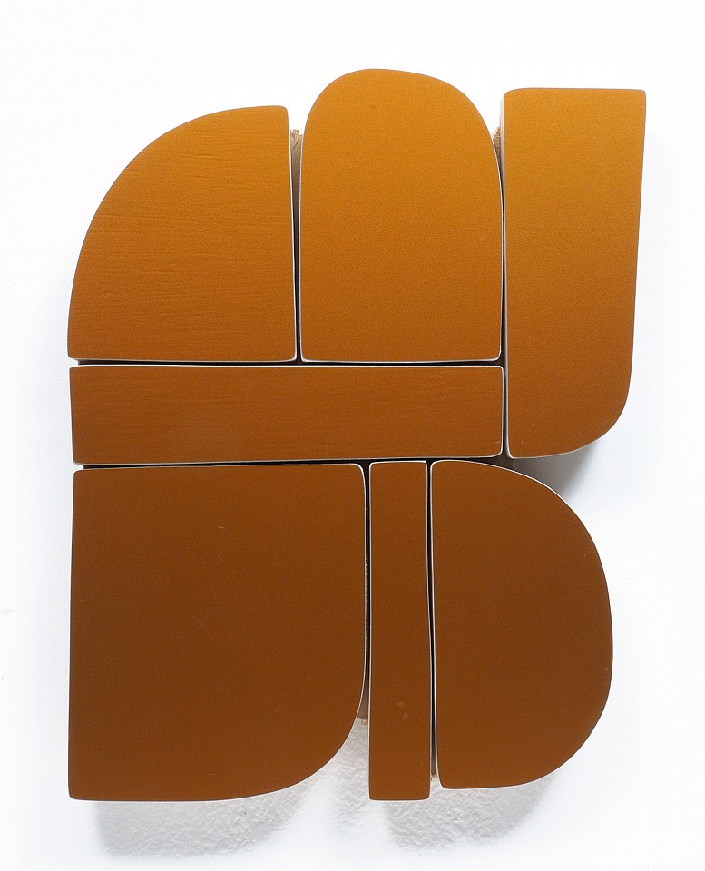 Andrew Zimmerman (LA)
Saffron Pearl, 2024
ZIM1176
Automotive paint on wood, 14 x 11 x 1 1/2 inches