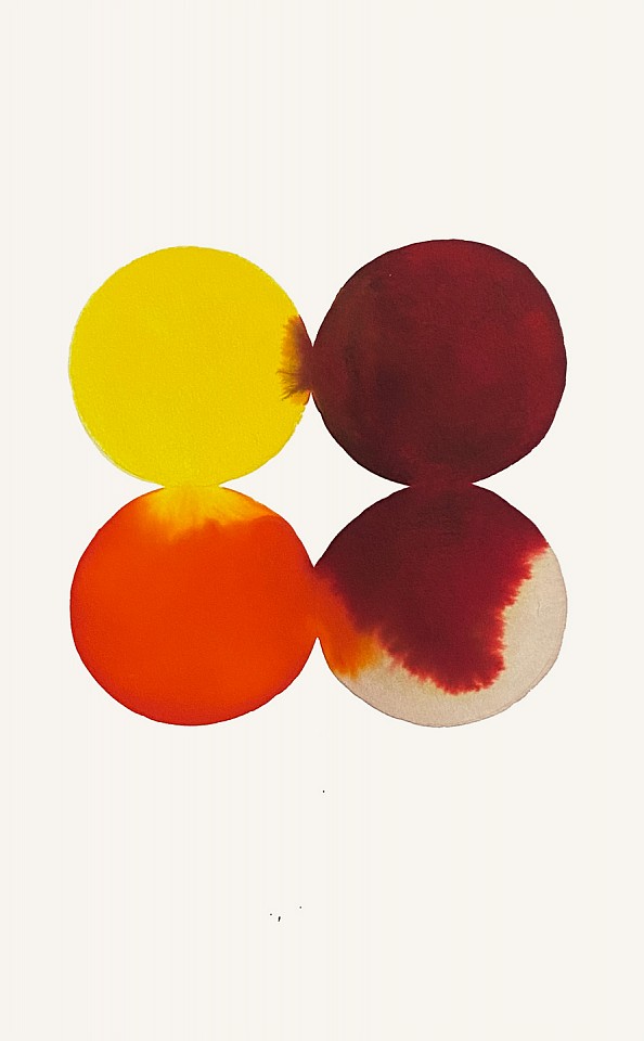 Lourdes Sanchez
4 touching circles (yellow, orange, browns), 2023
SANCH1035
ink, watercolor and pencil on paper, 18 x 11 inches