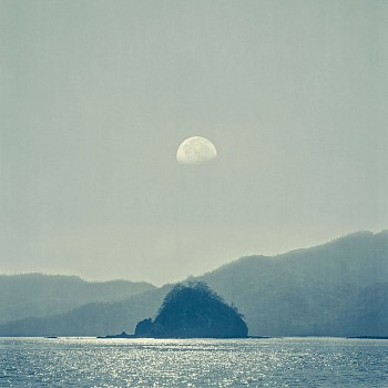 Thomas Hager (LA) -&nbsp;Rock Tree Moon, 2024 archival pigment print 42 1/2 x 42 inches hag691(a)