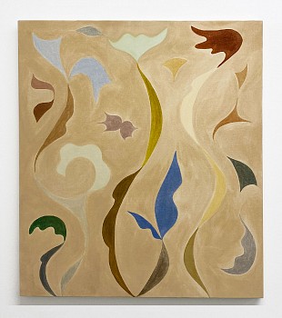 Work: Vinna Begin Pesona, 2025 pigment on canvas 48 x 42 inches BEG111