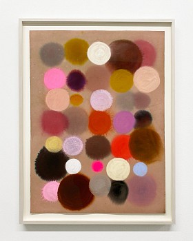 Work: Lourdes Sanchez Untitled (warm family), 2025 ink, watercolor and pencil on paper 29 x 21 inches / 32 x 24 inches framed SANCH1058