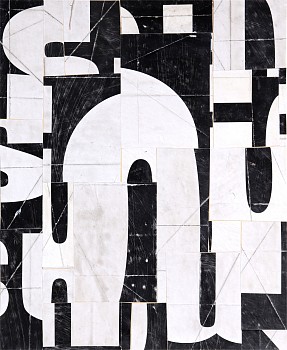 Cecil Touchon -&nbsp;FS4280ct25, 2025 collage on paper 9 x 7 1/2 inch image / 18 x 15 inch paper TOUCH2404