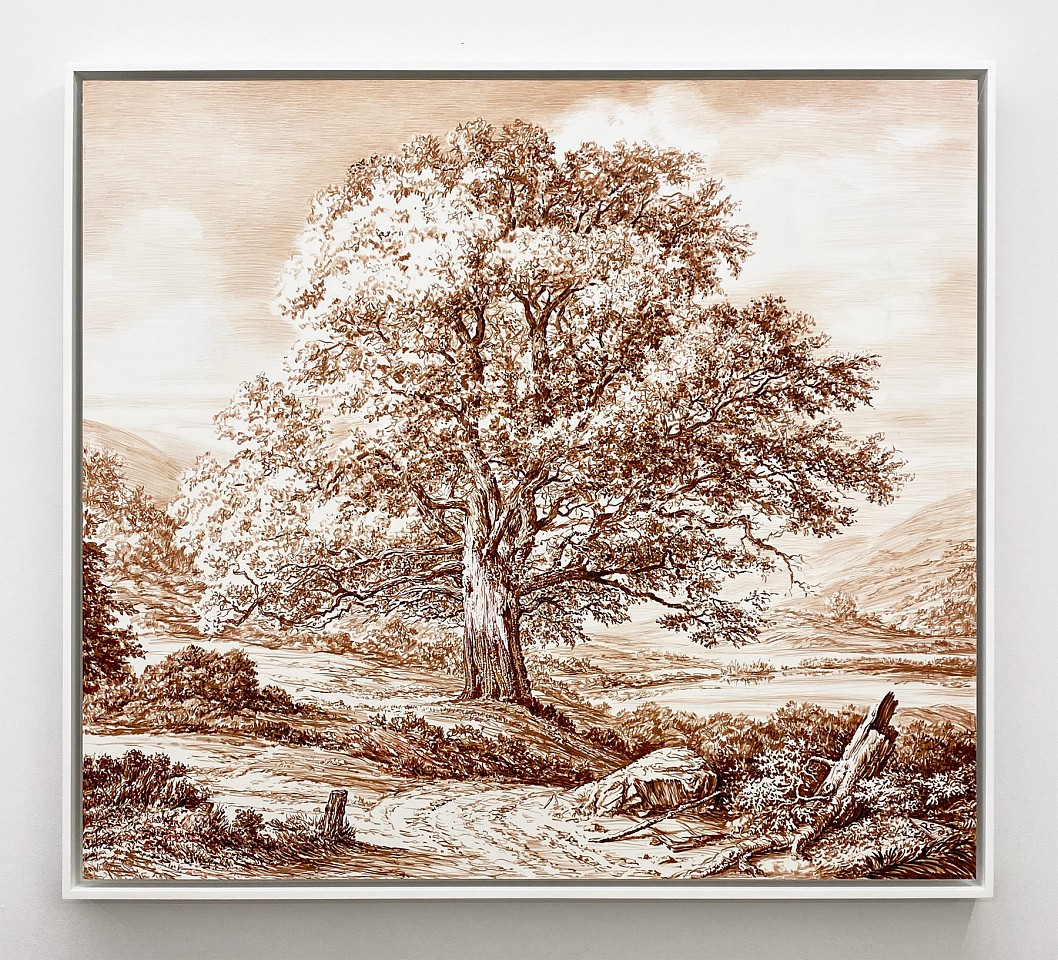 Rick Shaefer
This Quiet Spot, 2025
shaef127
charcoal, acrylic, gesso, and gouache on gessoed vellum, 45 x 51 inches / 47 1/2 x 53 inches framed
We owe $425 to RS for Mount