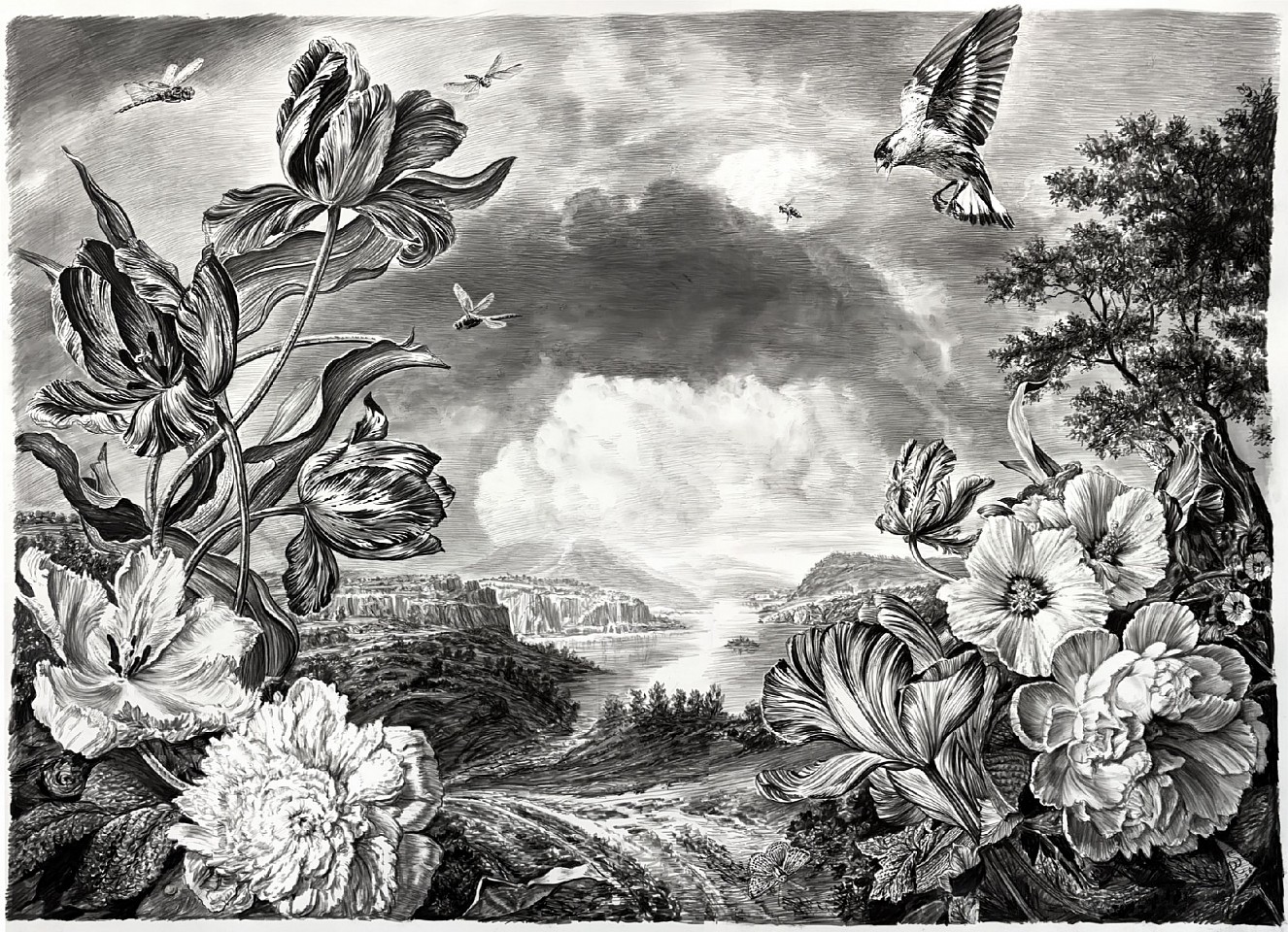 Rick Shaefer
Three Dragonflies, 2025
shaef128
charcoal on vellum, 50 x 65 inches