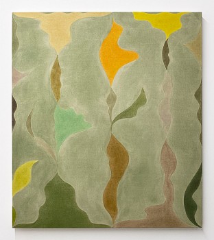 Work: Grazia, 2025 pigment on canvas 48 x 42 inches BEG126