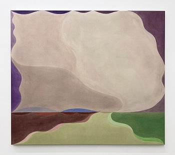 Vinna Begin -&nbsp;Heard, 2025 pigment on canvas 48 x 68 inches BEG138