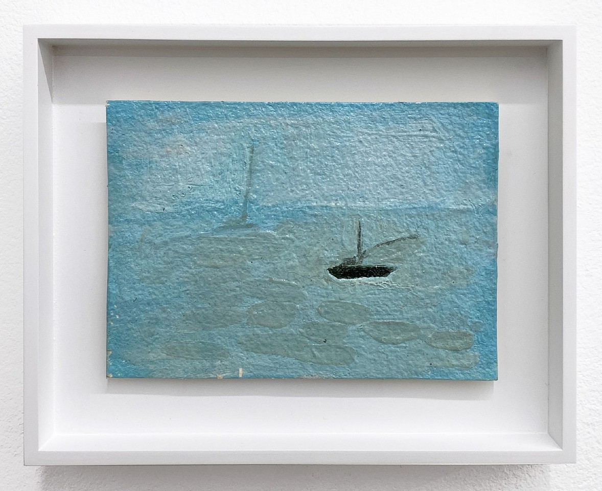 Kathryn Lynch
Boats on Blue Sea, 2015
lyn657
oil on paper, 5 x 7 inches / 7 1/2 x 9 1/2 inches framed