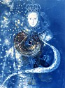 Andrea Hornick (LA), Queen Elizabeth’s Body Politic in Aqueous Down Time with Seahorse, 1/7, edition of 7
2026, cyanotype