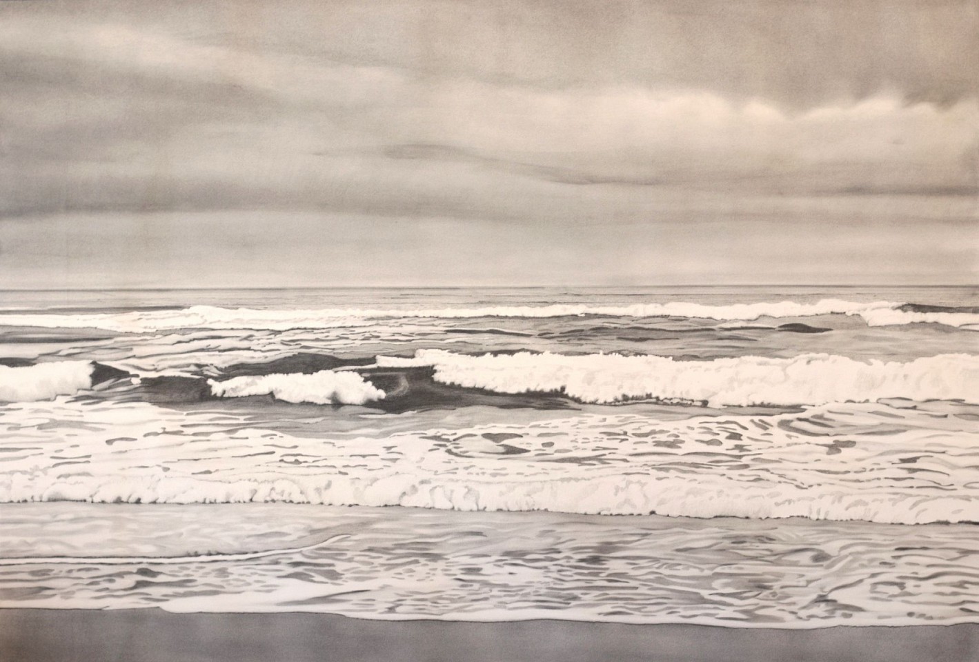 Clay Wagstaff (LA)
Ocean no. 98, 2026
WAG409
graphite on paper, 42 x 62 inches