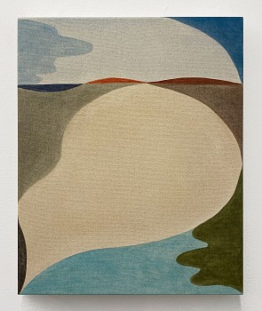 Vinna Begin -&nbsp;Written, 2026 pigment on canvas 20 x 16 inches BEG146